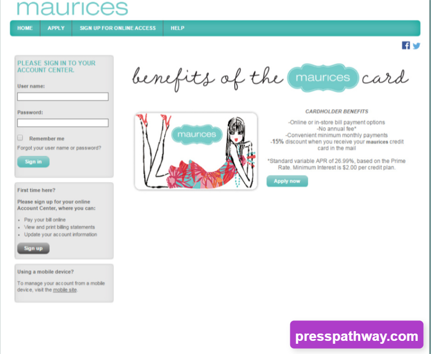Maurices Credit Card Login Guide & 9 Best Tips 2 Apply for a Maurices Credit Card